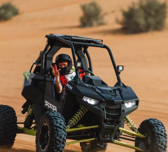 Dune Buggy dubai Tour of Polaris 1 Seater Buggy in Dubai Desert
