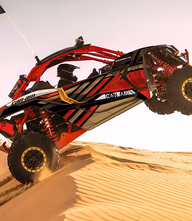 desert buggy dubai tour on a can am maverick x3