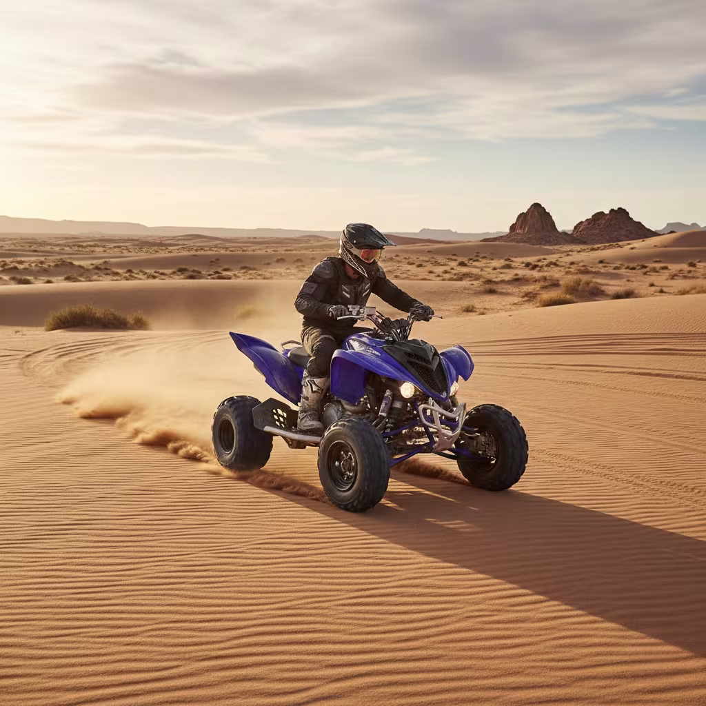 quad bike in dubai desert